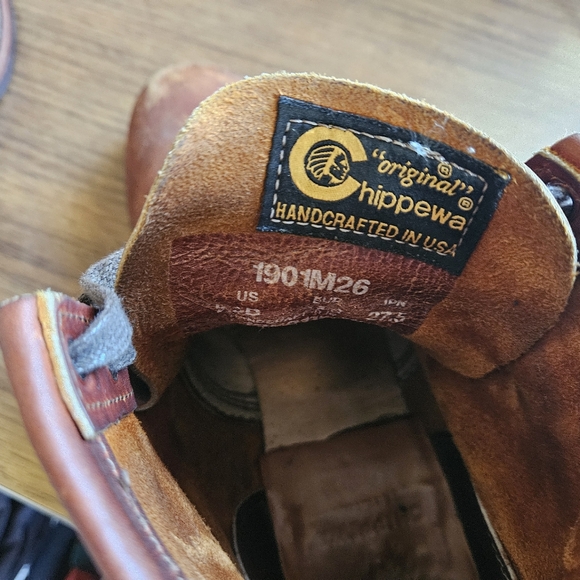 Chippewa Brown Leather Men's Boots - Picture 7 of 7